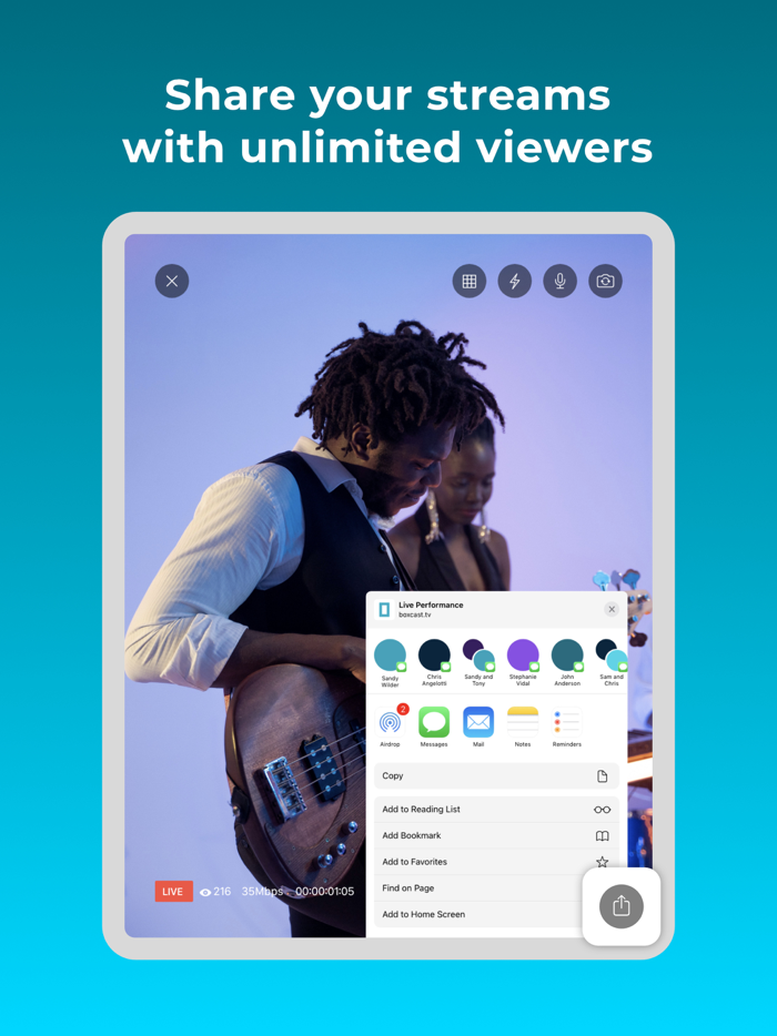 Broadcaster from BoxCast