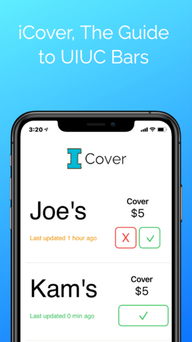 ICover : Live UIUC Bar Covers Screenshot