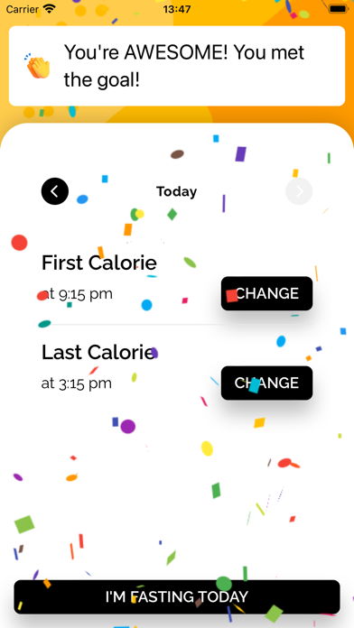 ASU Meal Monitoring App Screenshot