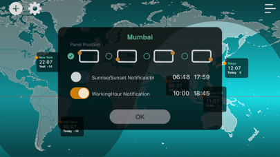 World Time Clock-Weather & Map Screenshot