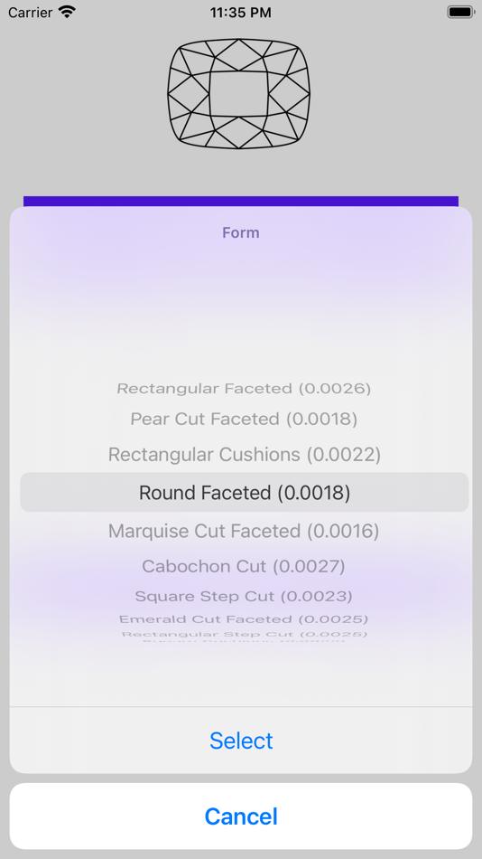 #1. Carat Weight Calculator (iOS) 由: Vladislav Zhirnov