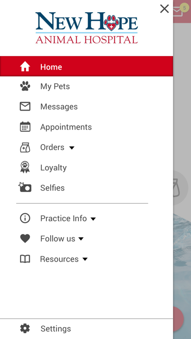 New Hope Animal Hospital Screenshot
