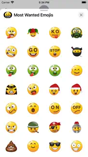 most wanted emojis iphone screenshot 3