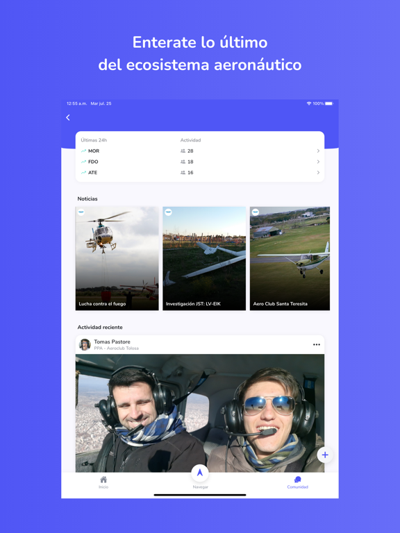 Pilotfy iPad screenshot 6 - Utilities app