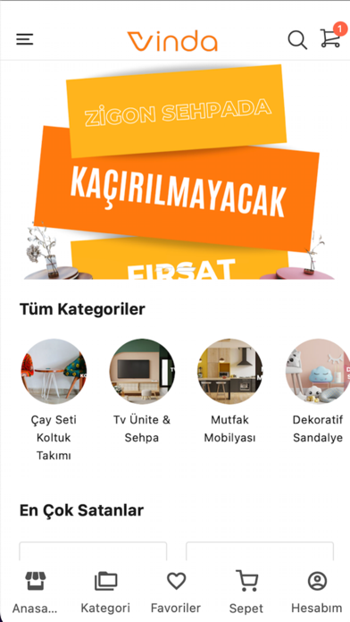 Vinda Mobilya Screenshot