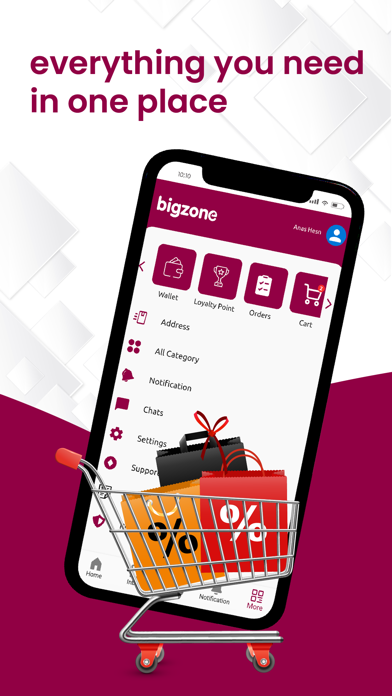 Bigzone Shopping Screenshot