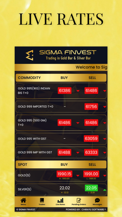 Sigma Finvest Screenshot