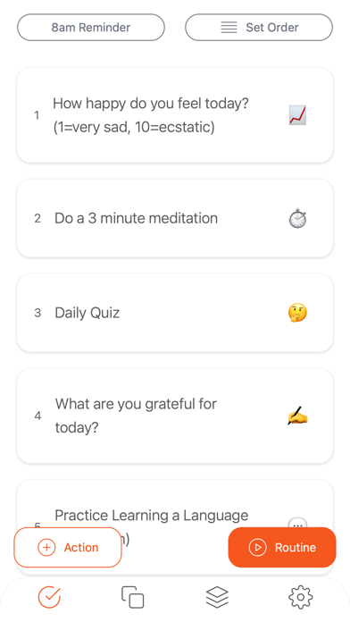 Thought Saver - Daily Routines Screenshot