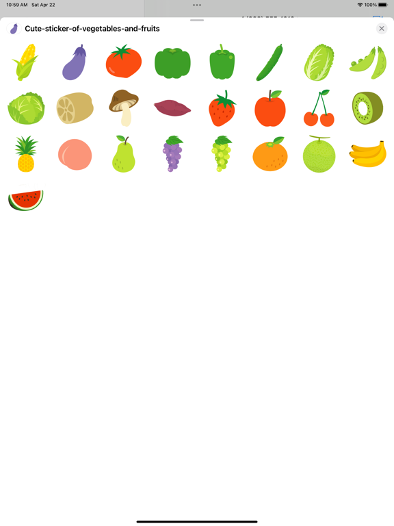 Screenshot #5 pour Légumes et fruits mignons