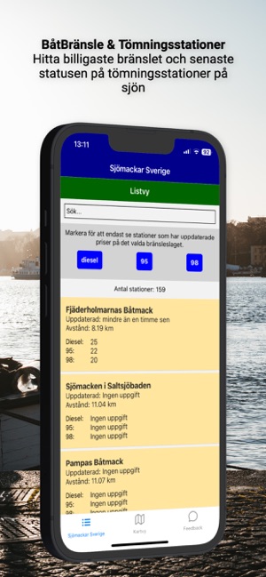 BåtBränsle & Tömningsstationer dans l'App Store