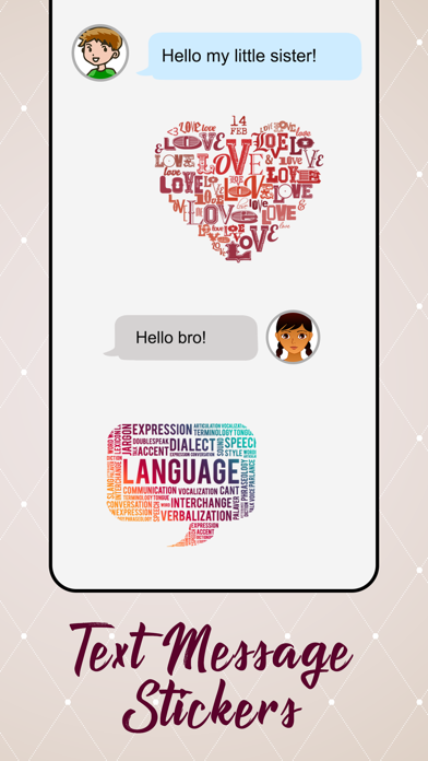Text Message Stickers Screenshot