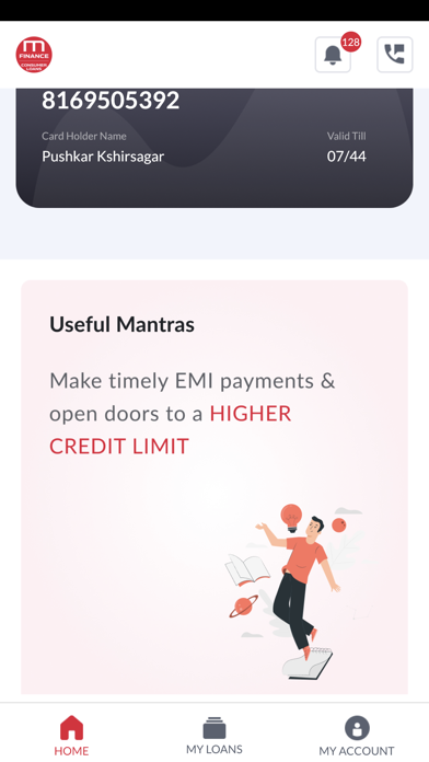 Mahindra Finance Consumer Loan Screenshot