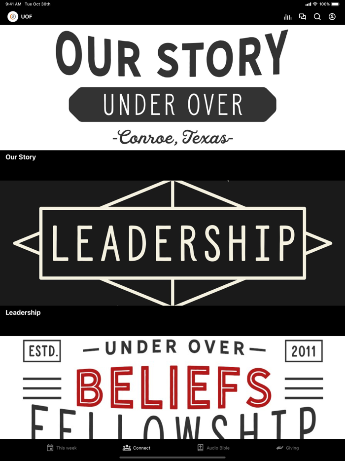 Under Over Fellowship