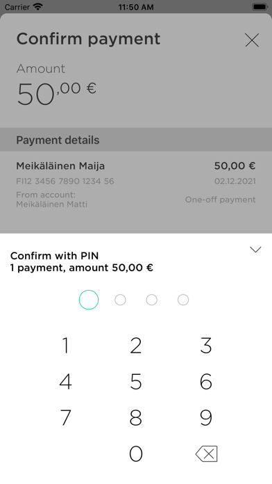 Aktia Mobile bank Screenshot