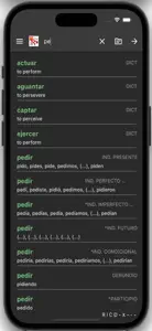 SPANISH VERB CONJUGATION +QUIZ screenshot #4 for iPhone