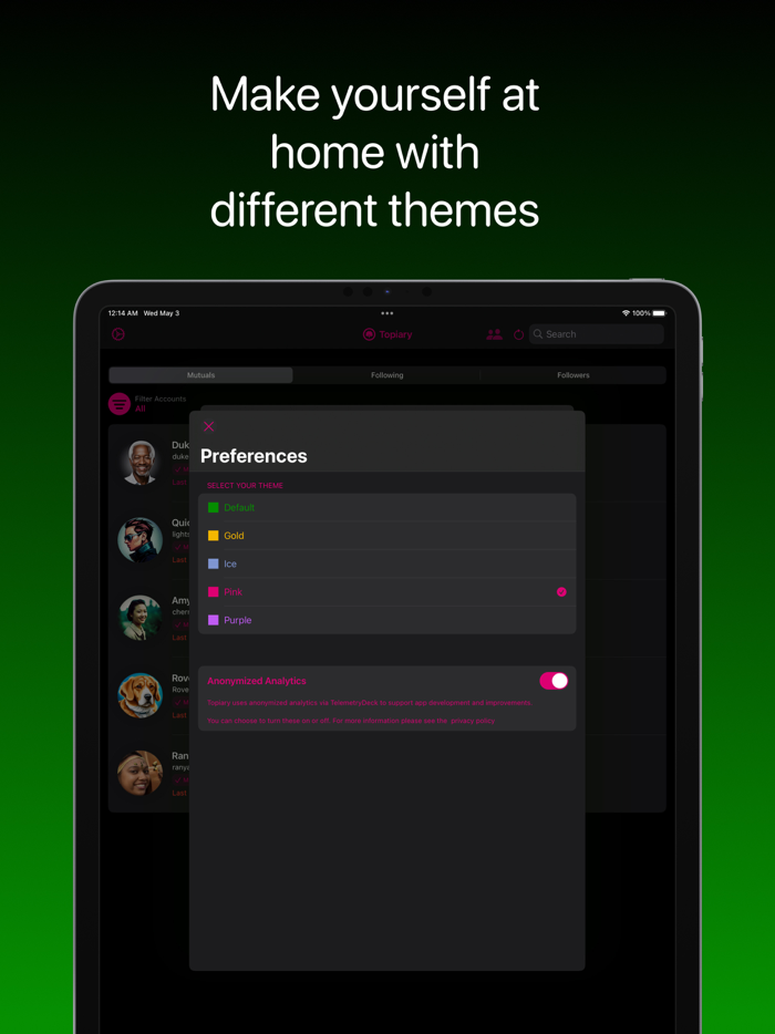 Topiary trim your followers