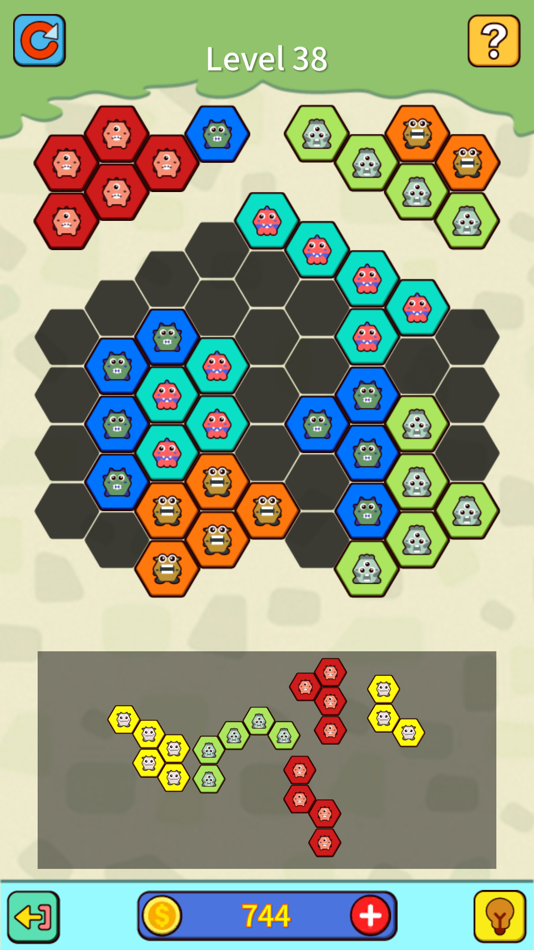 #5. Hexa Block Puzzle - Hard level (iOS) Podle: 少淘 黄