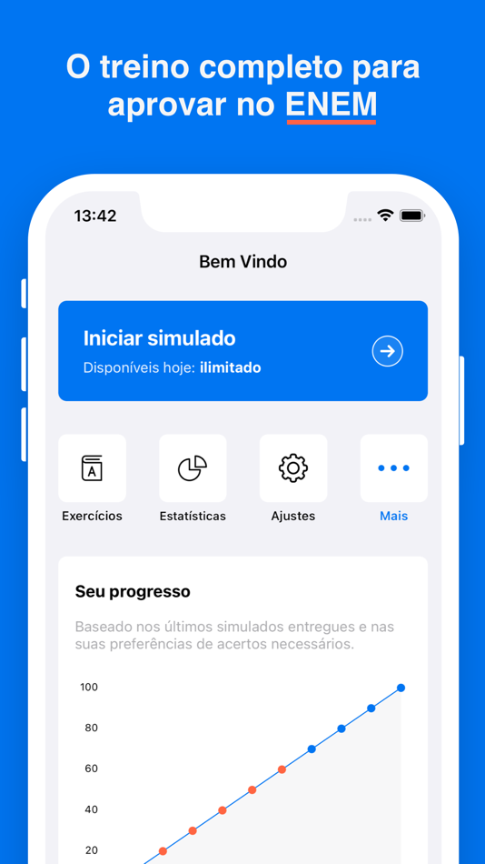 #1. Simulados Enem (iOS) 由: KING TECNOLOGIA DA INFORMACAO LTDA