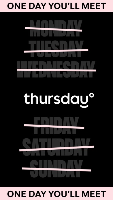 Thursday: Dating app & events Screenshot