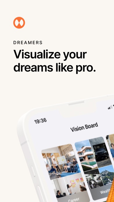 Dreamers - Vision Board Screenshot