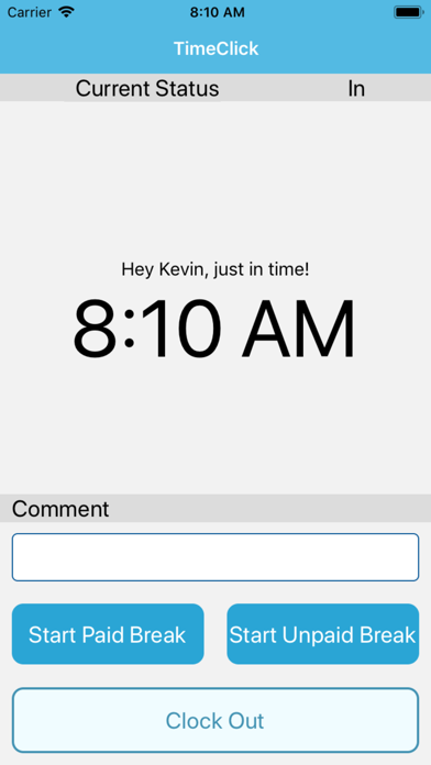 TimeClick Screenshot