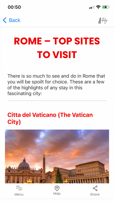 Italy.com Screenshot