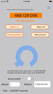 prime number by anfa iphone screenshot 1