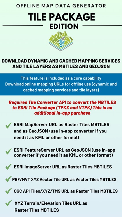 Map Data Generator TilePackage