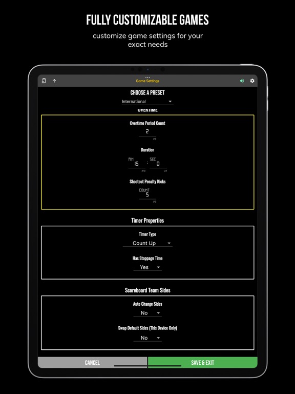 BT Soccer/Football Controller iPad screenshot 8 - Sports app