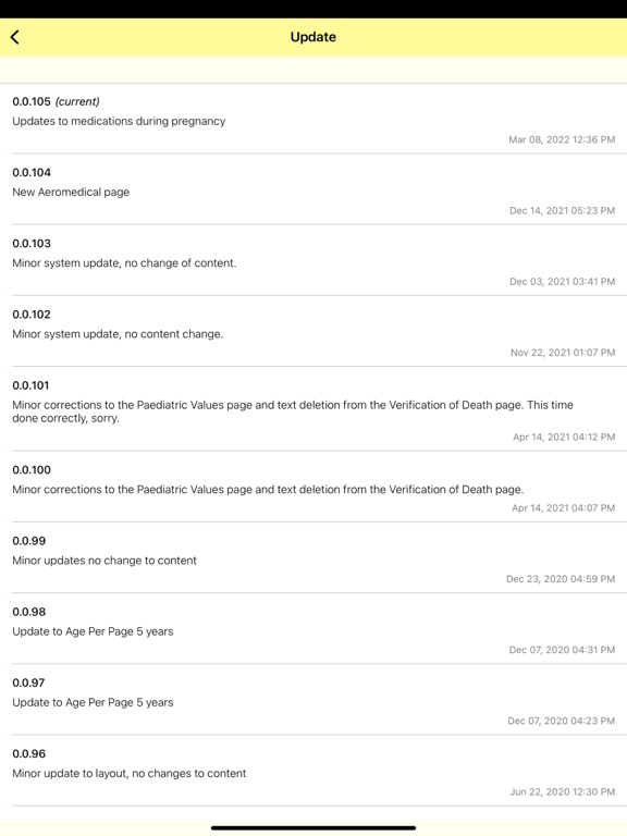 PHECC Field Guide App iPad screenshot 8 - Medical app