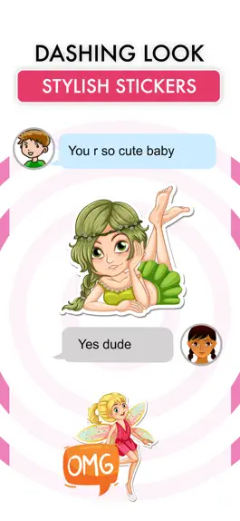 Game screenshot Fairy Stickers-Colorful Emojis apk