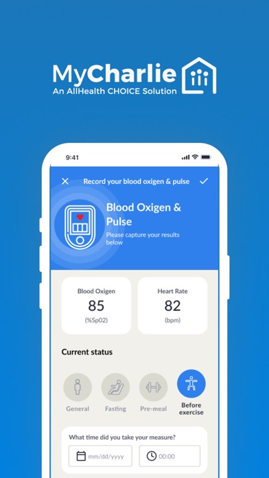 MyCharlie Health Coach Screenshot