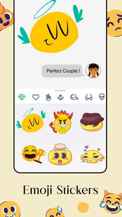Trendy Emojis Stickers Pack Screenshot