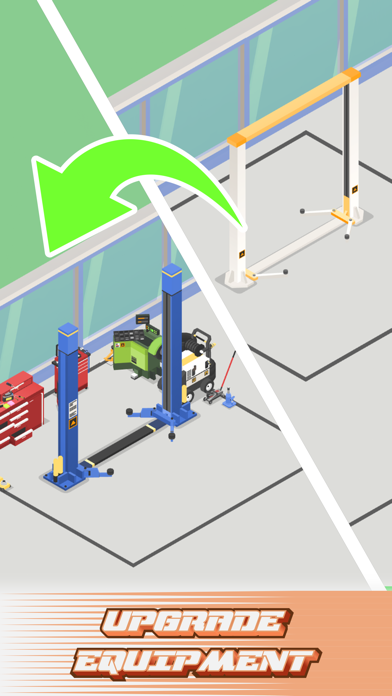 Idle Car Garage Simulator Game Screenshot