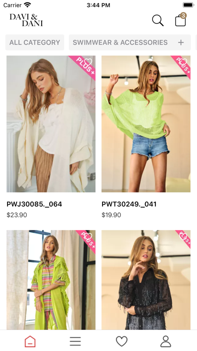 Davi and Dani - Wholesale Shop Screenshot