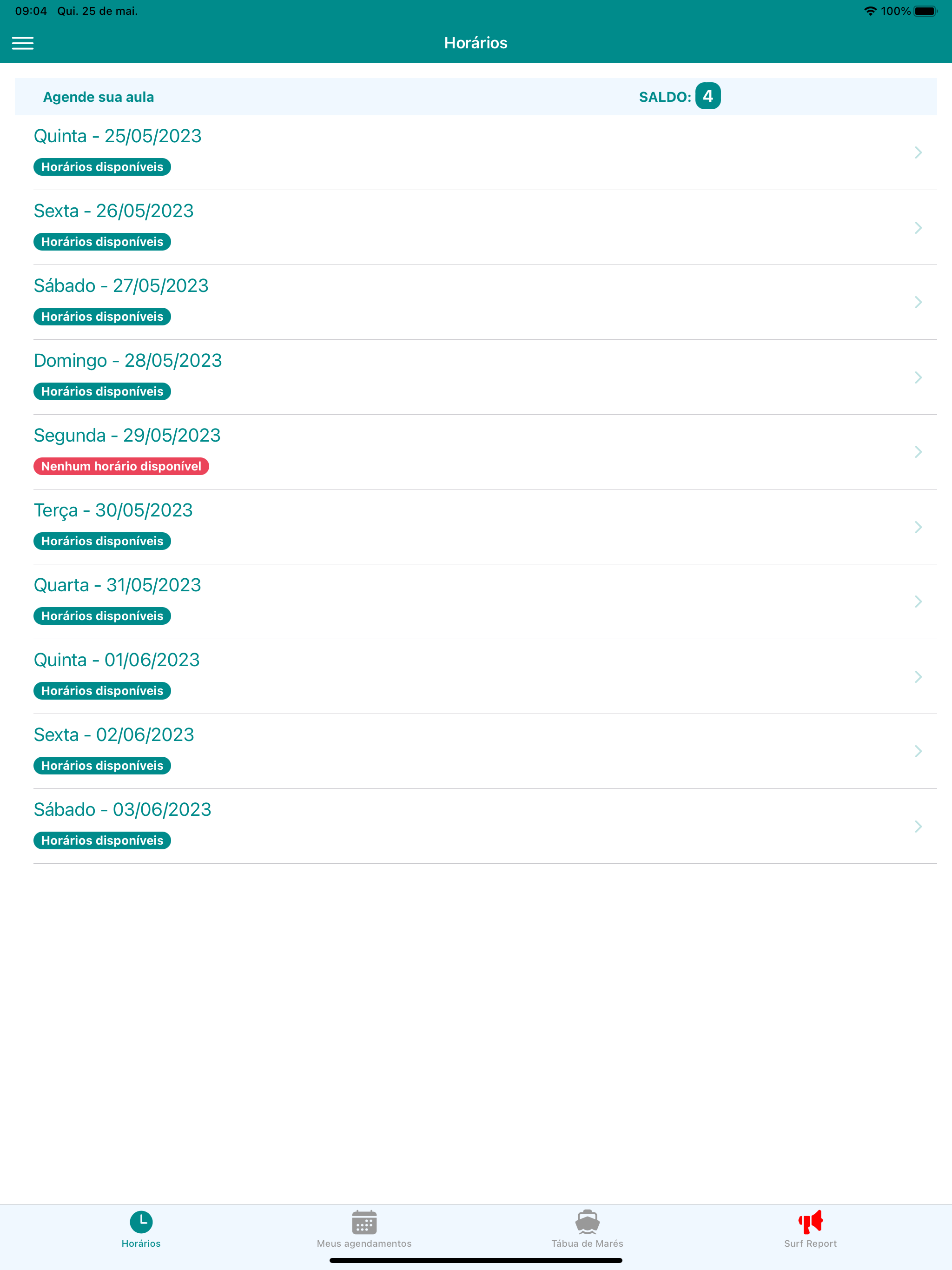 Agenda Surfe App