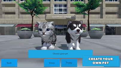 Cute Pocket Cat And Puppy 3D Screenshot