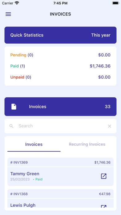Invoiless Screenshot