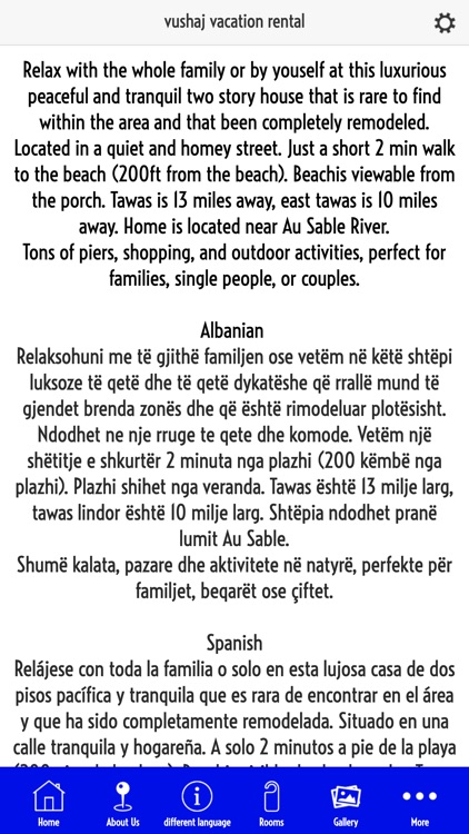 vushaj vacation rental