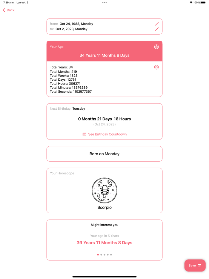 BirthDate Age Checker