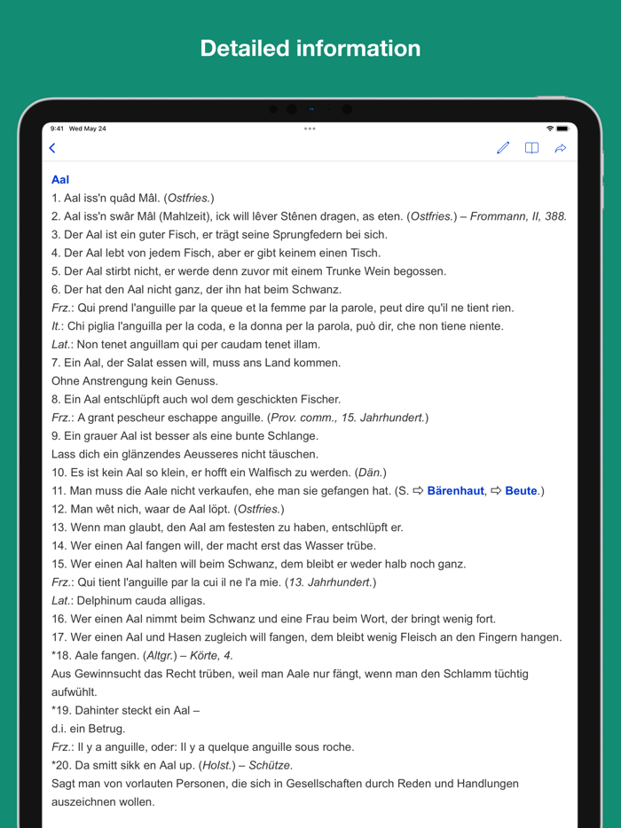 German Proverbs and Idioms
