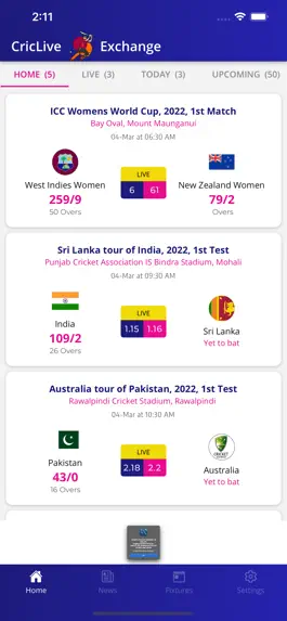Game screenshot CricLive Exchange mod apk
