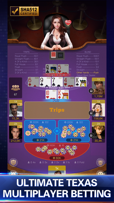 Pocket Texas Hold'em Screenshot