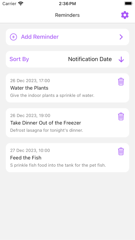 #1. Quick Reminder (iOS) 由: Jasper Aelvoet