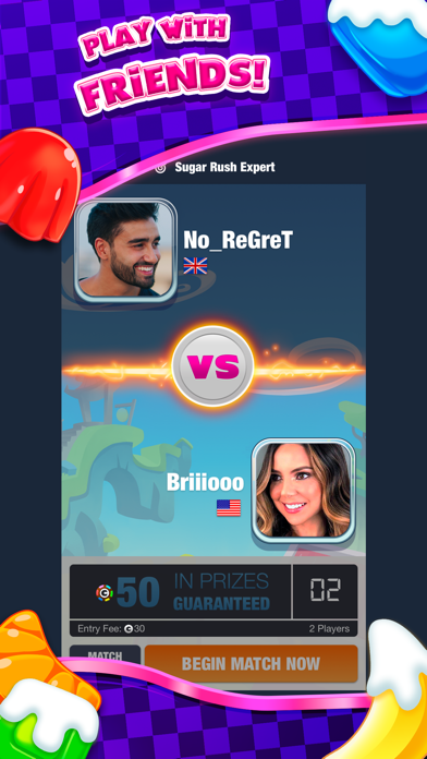 Sugar Rush: Match 3 eSports Screenshot