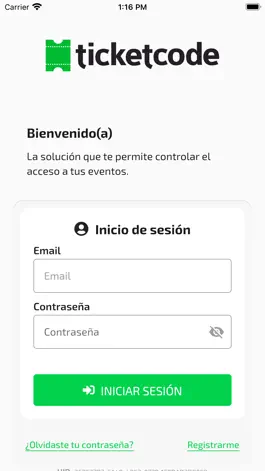 Game screenshot Ticketcode Organizadores mod apk