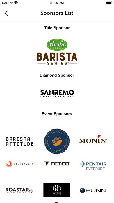 Specialty Coffee Expo 2023 Screenshot