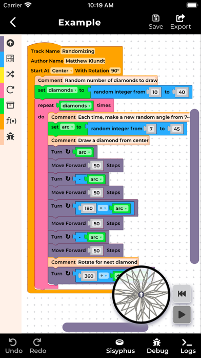 Sisyphus Code Screenshot