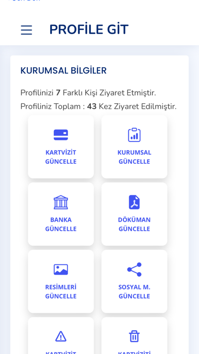 MF Djital Kartvizit Screenshot