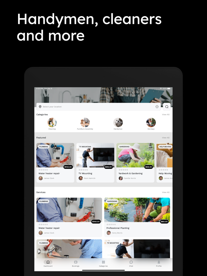 UrbanTask - Services nearby